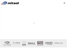 Tablet Screenshot of mitsol.co.za
